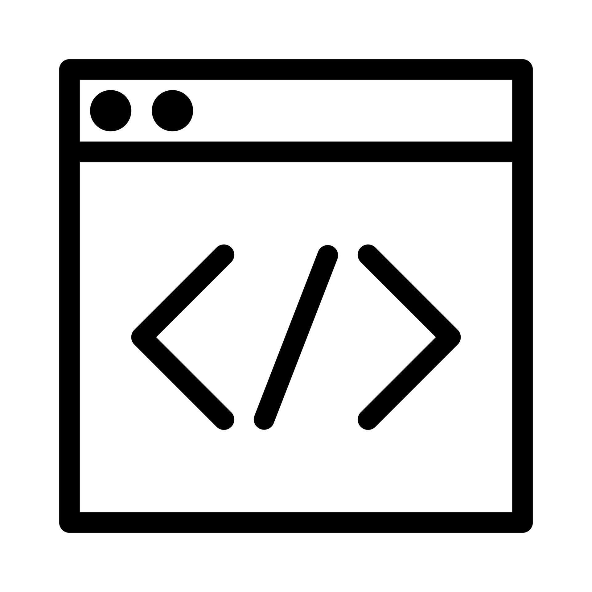 Website development or web programming icon on isolated on white ...