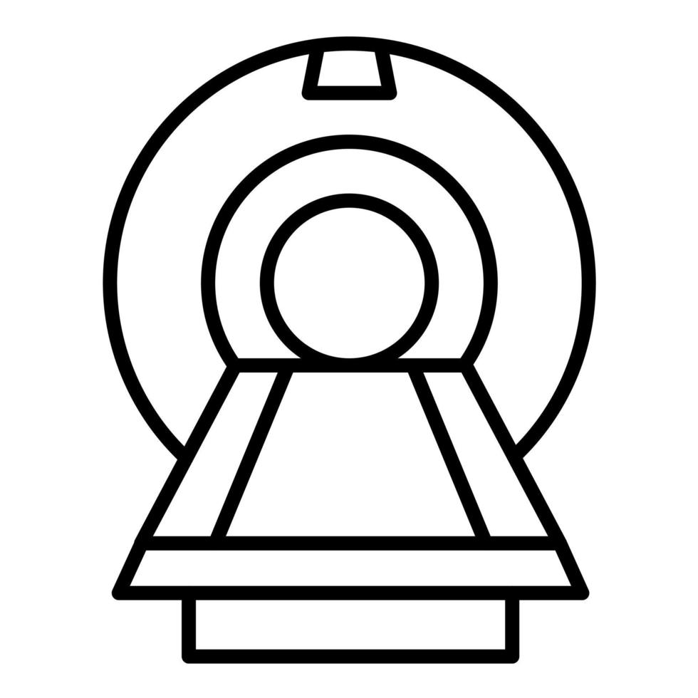 Radiology Line Icon vector