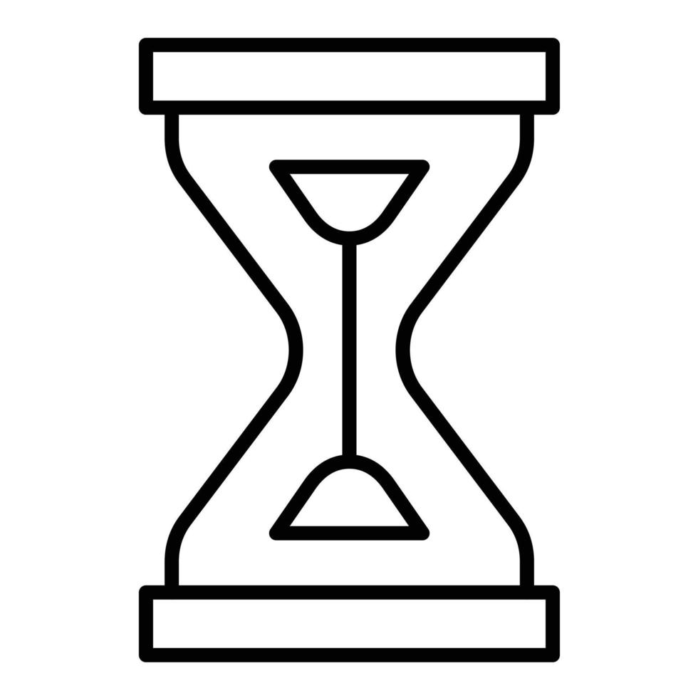 Hourglass Line Icon vector
