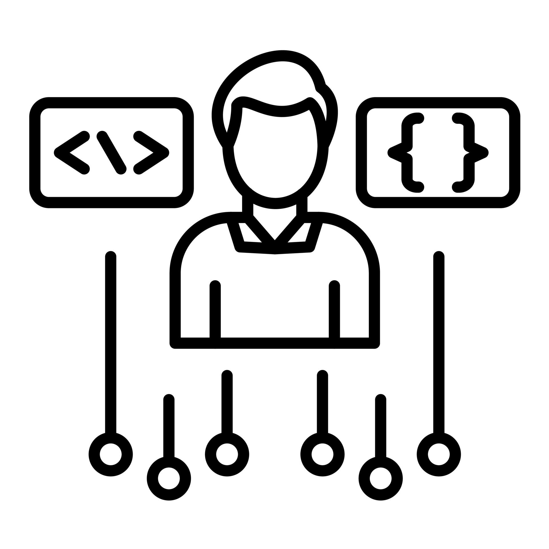 Programming Skills Line Icon 14769182 Vector Art at Vecteezy