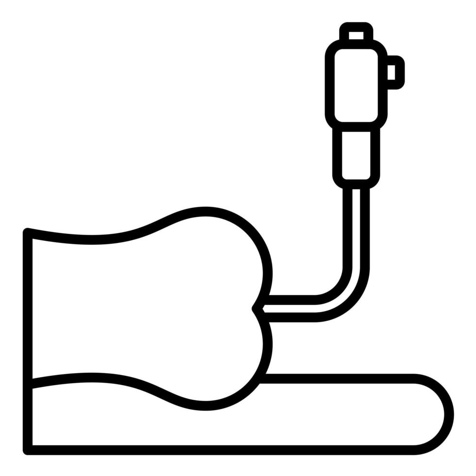 Colonoscopy Line Icon vector