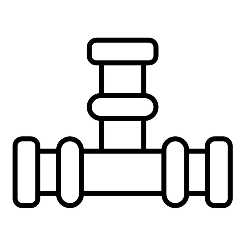 Pipeline Line Icon vector