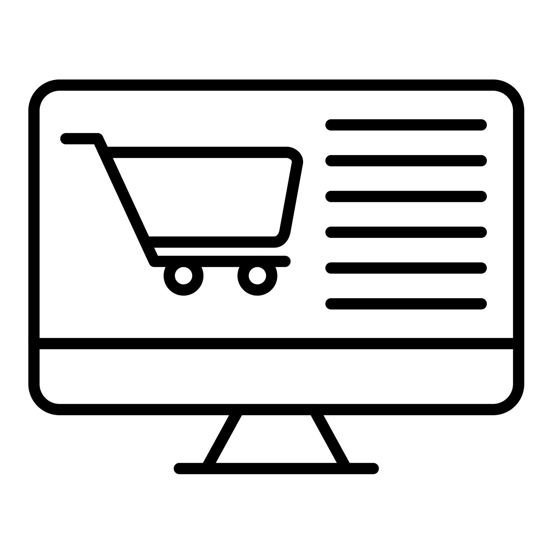 icono de línea del sistema de pedidos en línea 14769501 Vector en Vecteezy