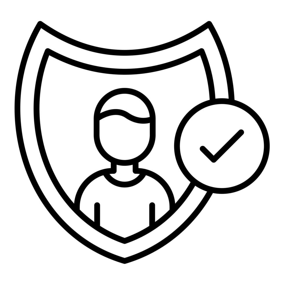 Authenticity Line Icon vector