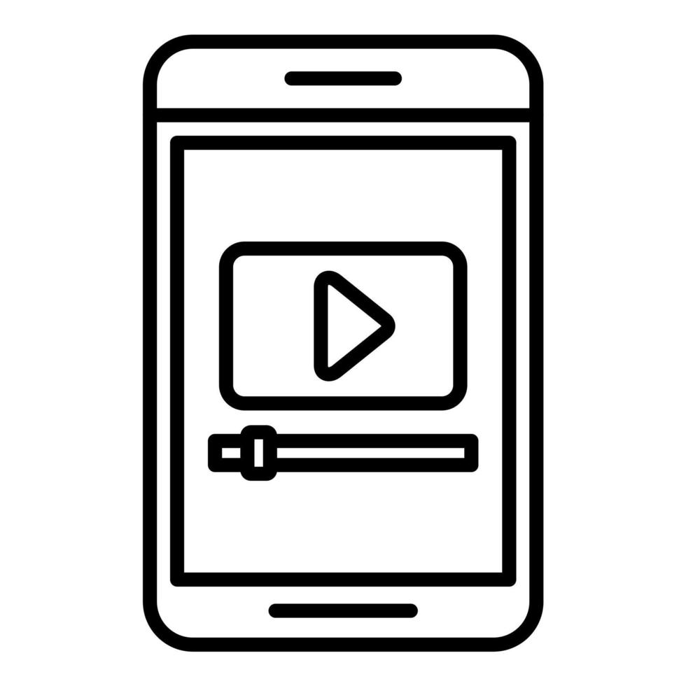 Exercise Tutorial Line Icon vector