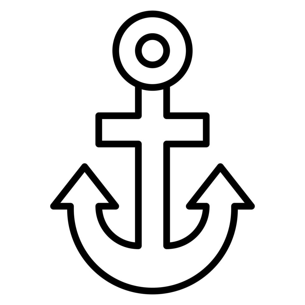 Anchor Line Icon 14769816 Vector Art at Vecteezy