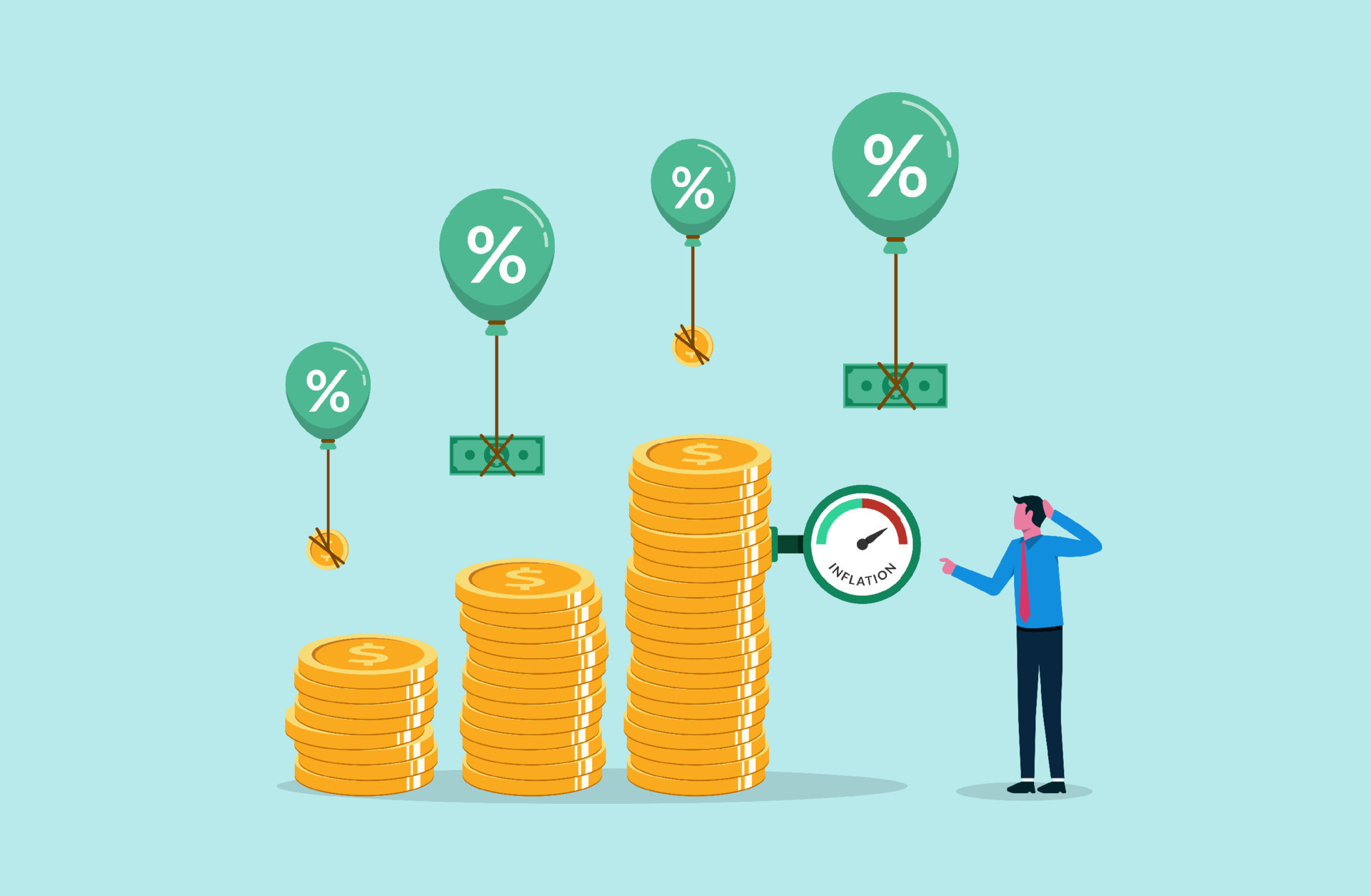 Interest rate hike due to inflation percentage rising up. Federal reserve or central bank monetary policy concept for business 14770465 Vector Art at Vecteezy Interest rate hike due to inflation percentage rising up. Federal reserve or central bank monetary policy concept for business 14770465 Vector Art at Vecteezy