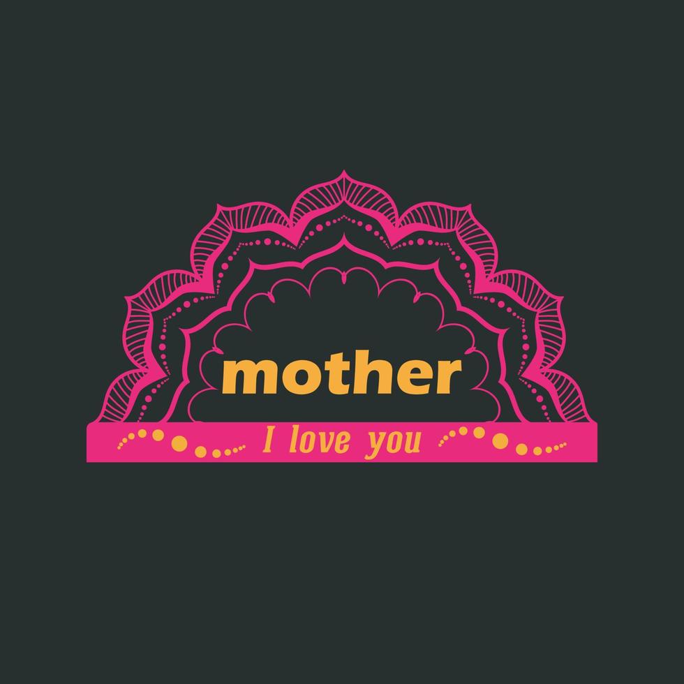 diseño de camiseta de mamá vector