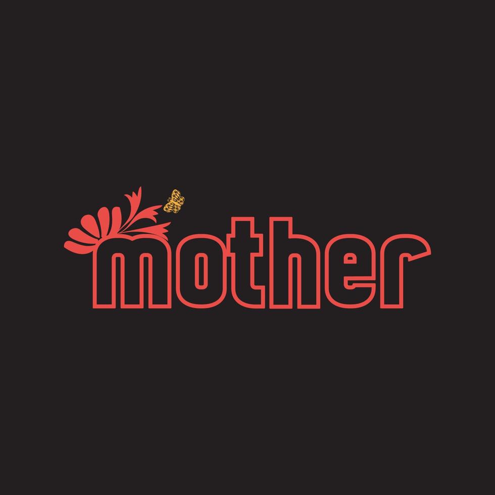 mom t-shirt design vector