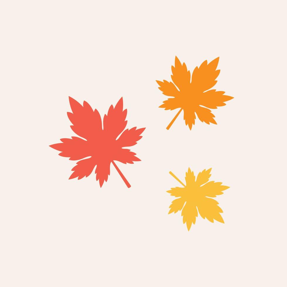 Ilustración de vector de hojas de arce