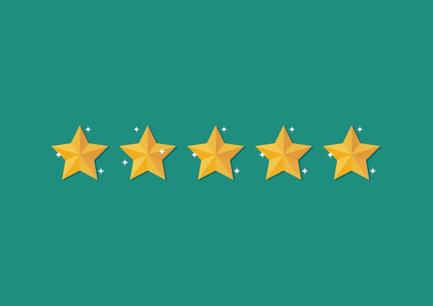 Five star rating vector