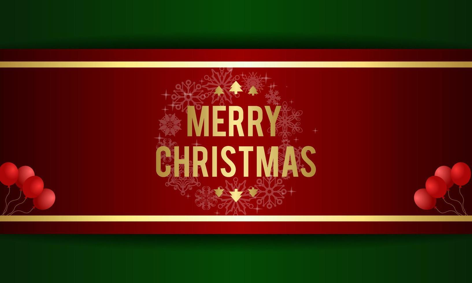 Merry Christmas background. Winter Holiday Posters or banners design in modern realistic style vector