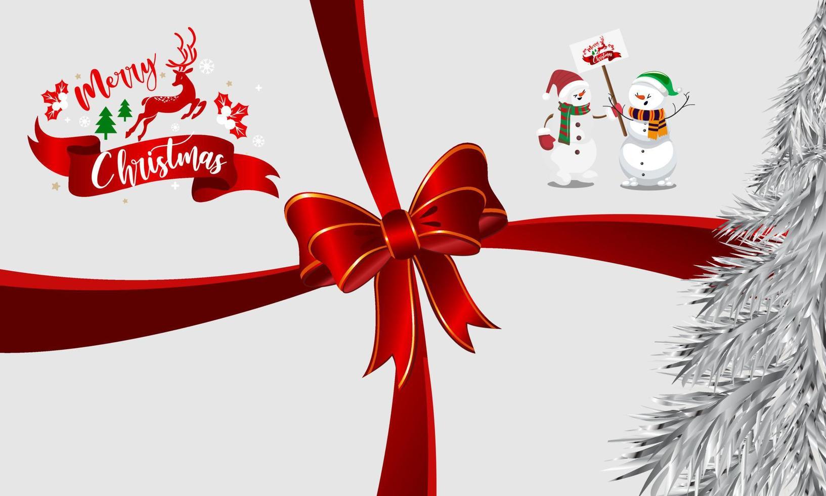 Merry Christmas background. Winter Holiday Posters or banners design in modern realistic style vector