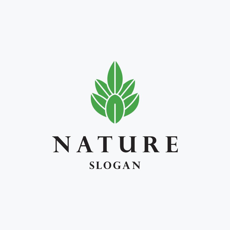 Abstract Nature Logo Based From Creative Leaf Vector Logo Illustration.
