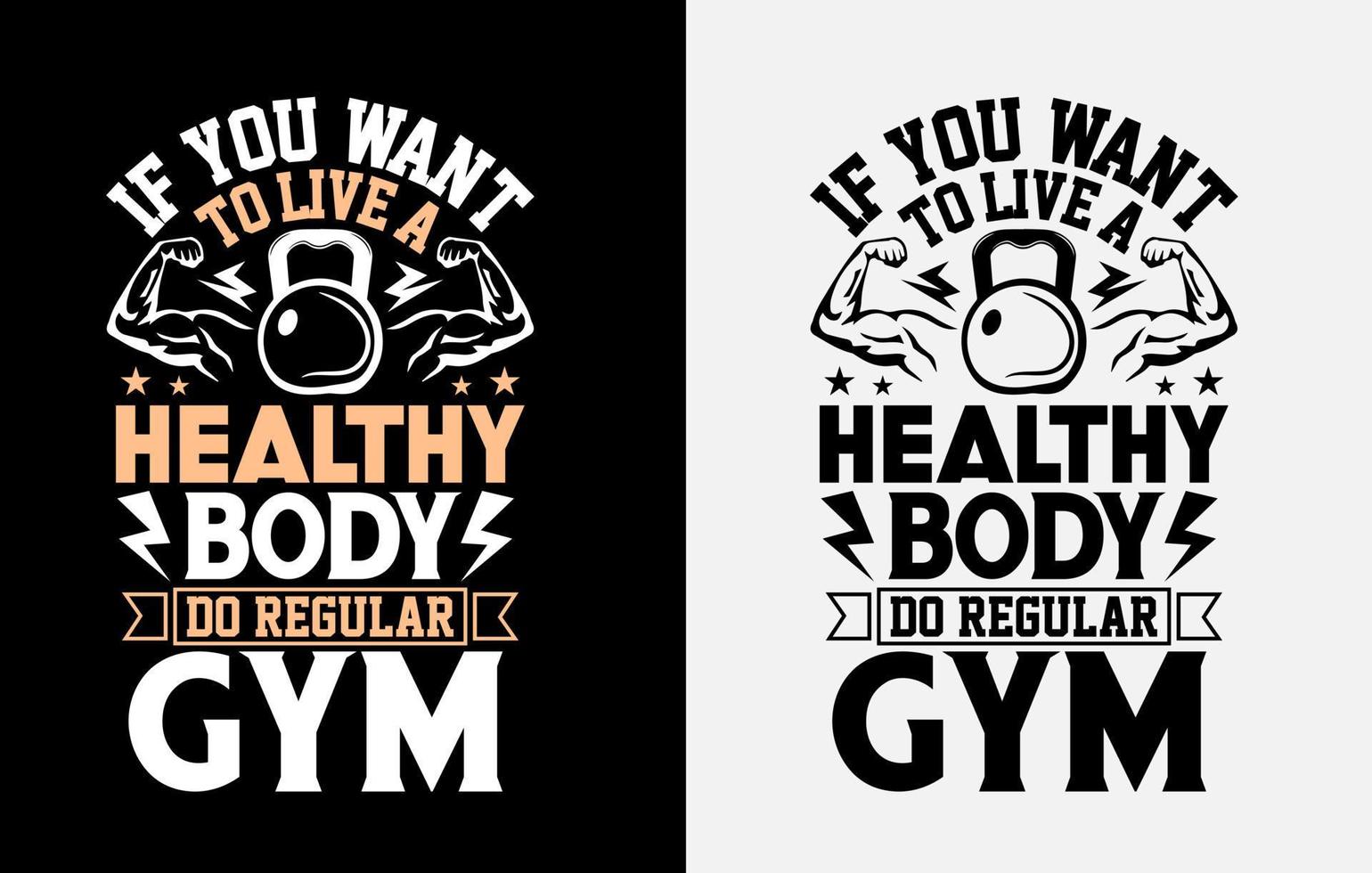 Gym T shirt design, Gym motivational quote, Workout inspirational t shirt design, Fitness t shirt design vector