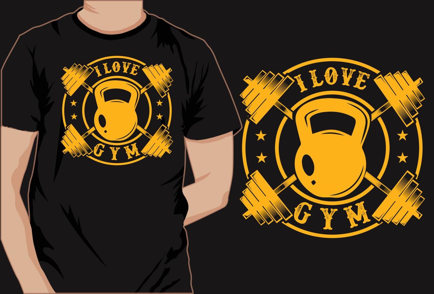 Gym fitness CrossFit workout vector elements and t shirt free download