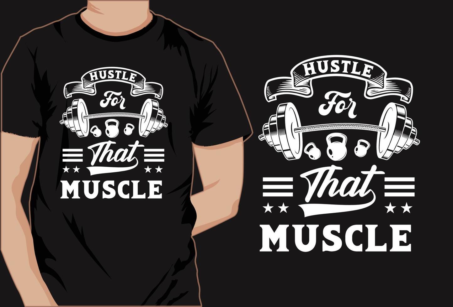 Gym fitness CrossFit workout vector elements and t shirt free download