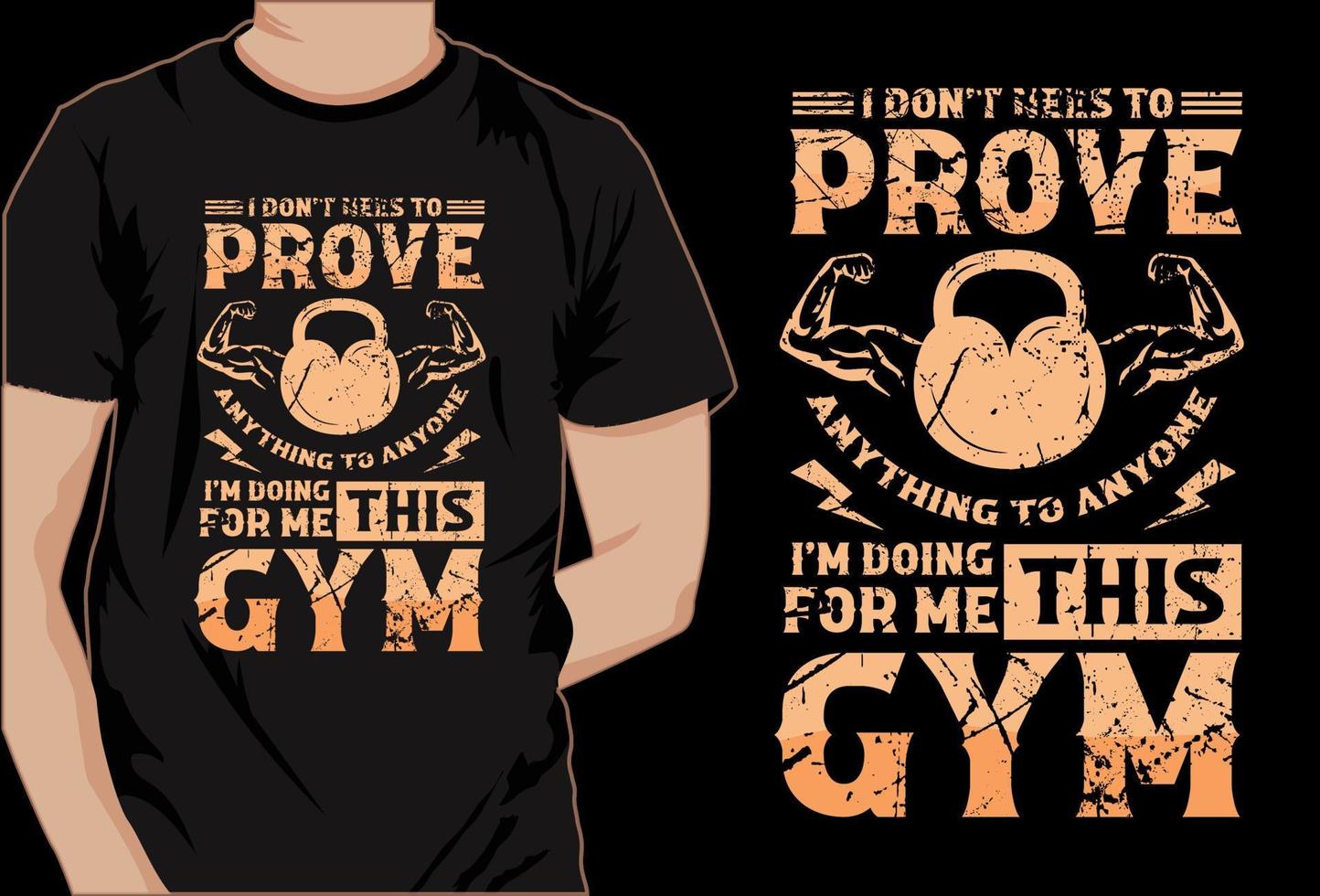 Gym fitness CrossFit workout vector elements and t shirt free download