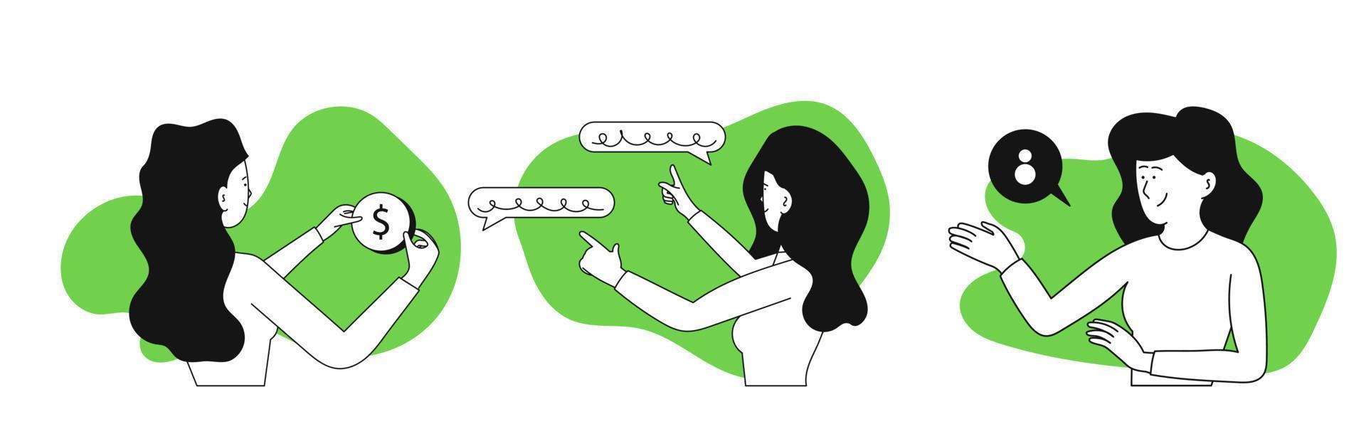 Career growth and success people vector illustration concept. Business goal and progress development work. Successful strategy and ambition person. Professional employment and personal vision