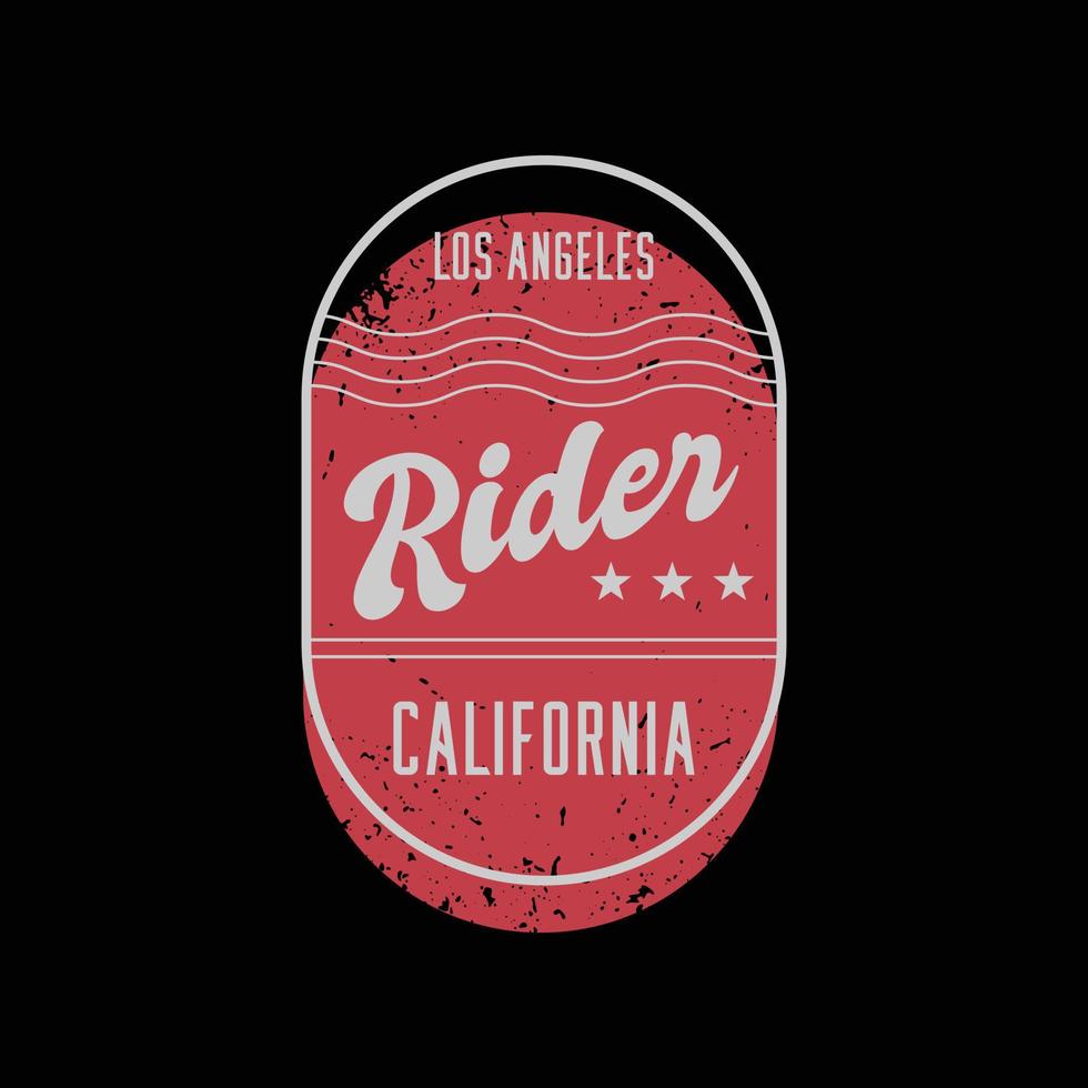 California illustration typography. perfect for t shirt design vector