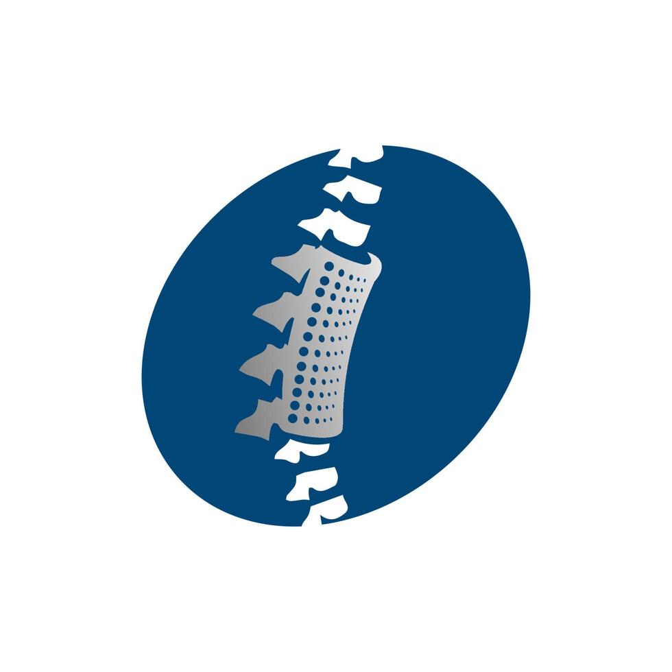 medical orthopedic bone implants logo design vector illustration