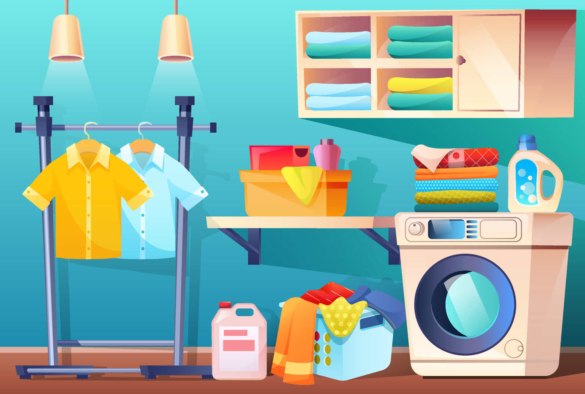 Laundry Room Vector Art, Icons, and Graphics for Free Download