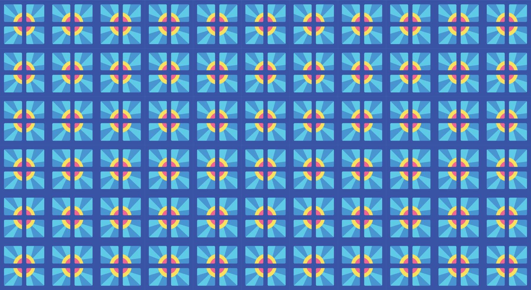 Mosaic geometric shape pattern design, Trendy Vector seamless pattern.Geometry minimalistic artwork poster with simple shape and figure. Abstract vector pattern design