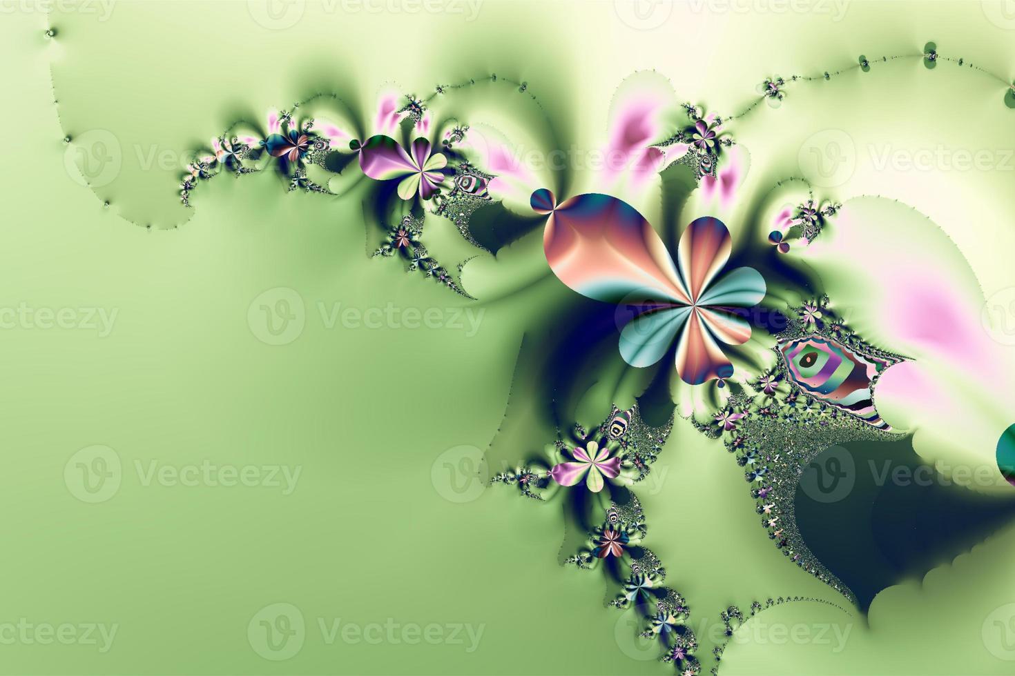 redgreen abstract floral background, wallpaper, bright contrast design