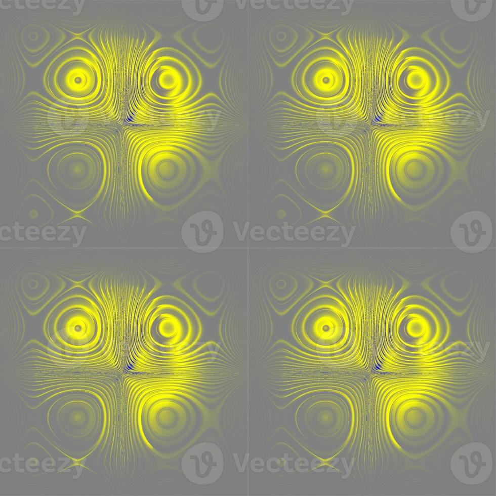 geometricseamless gray yellow symmetrical abstract pattern tile, texture, design photo
