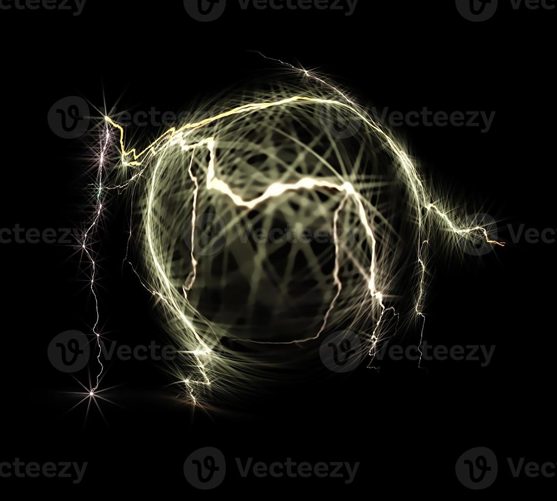 Digital Rendering Electric Lights Background photo