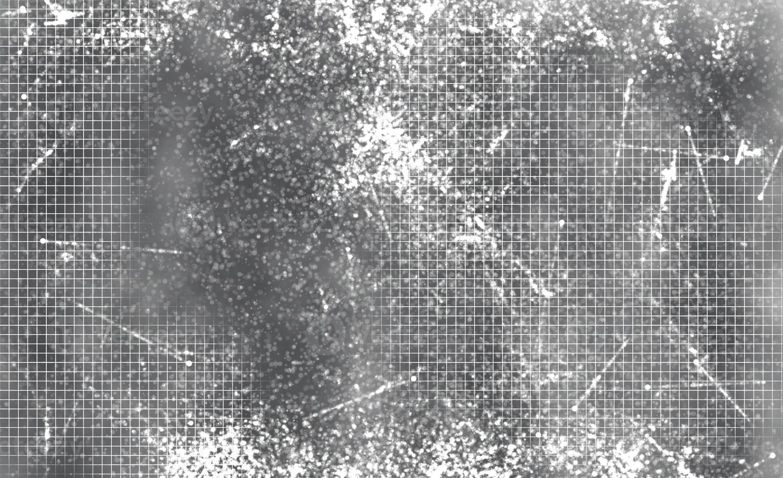 Dark Messy Dust Overlay Distress Background. Easy To Create Abstract Dotted, Scratched, Vintage Effect With Noise And Grain photo