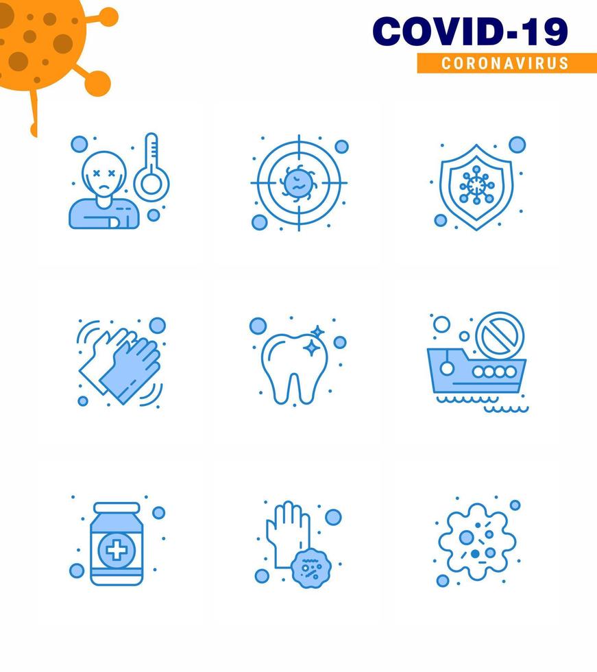 Coronavirus 2019nCoV Covid19 Prevention icon set care dry bacteria washing hands viral coronavirus 2019nov disease Vector Design Elements