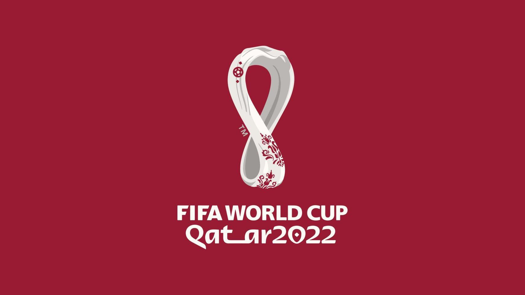 FIFA World Cup logo 2022, which will be held in Qatar vector