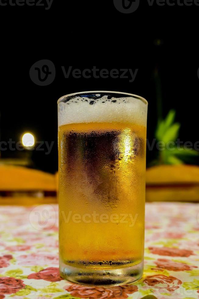 Glass of beer photo