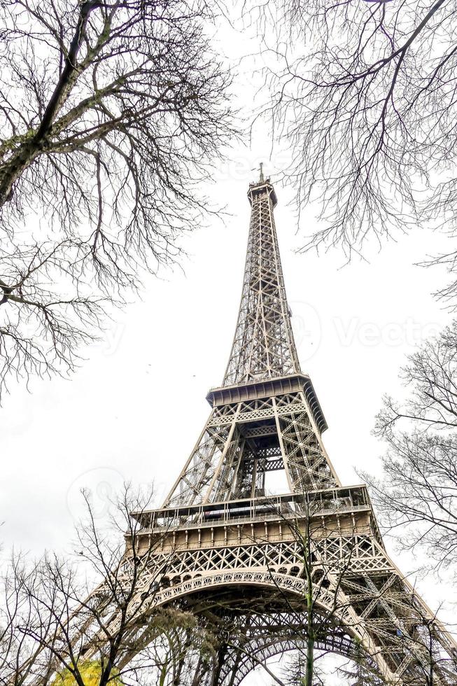 vista de la torre eiffel foto