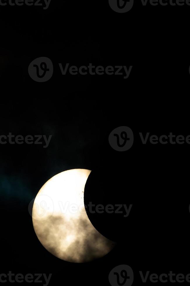 Lunar eclipse view photo