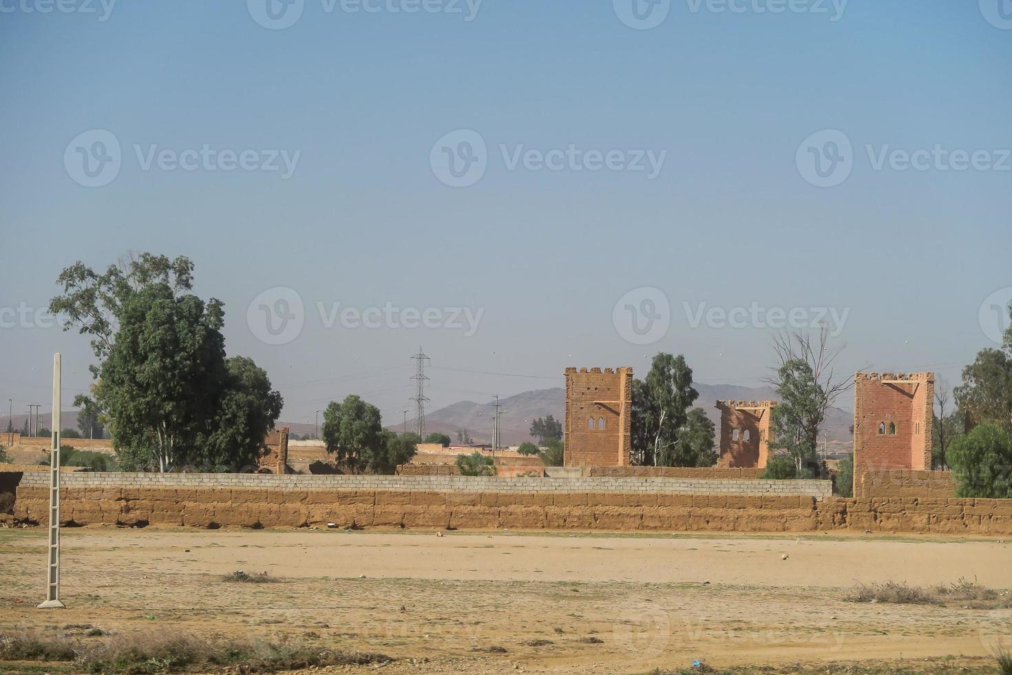 Desert landscape view photo