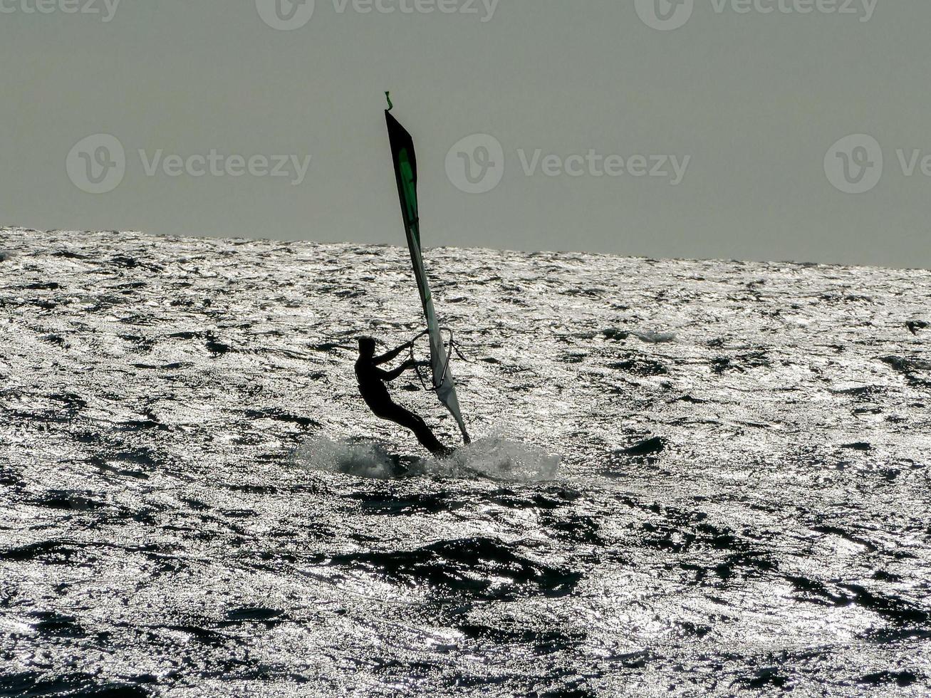 Wind surfer view photo