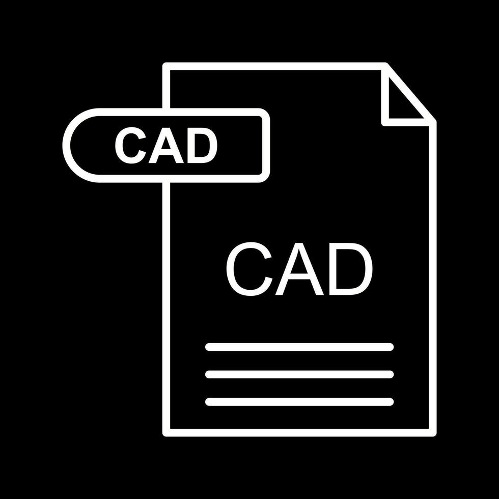 icono de vector de cad