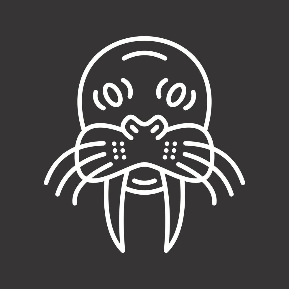 Walrus Vector Icon