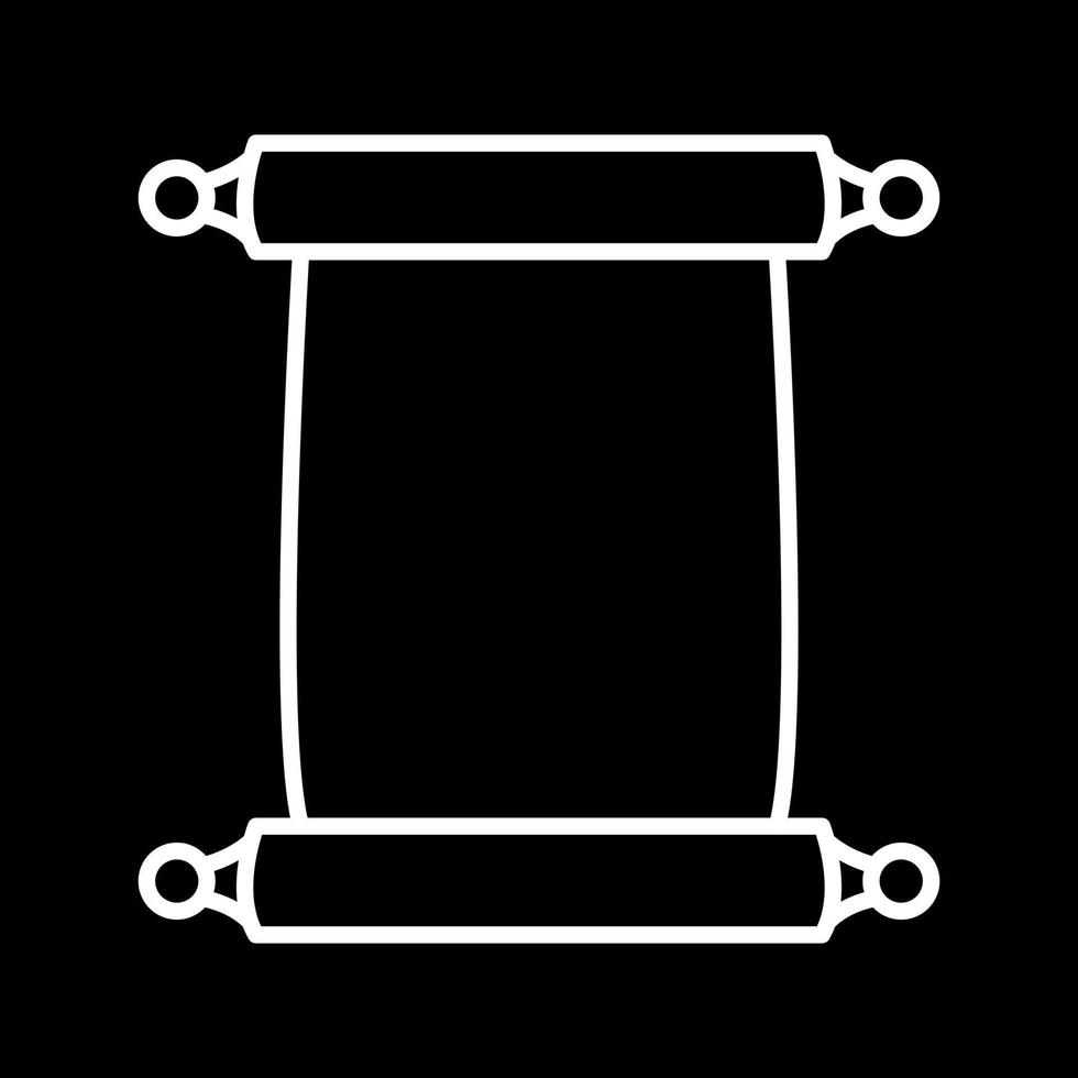 Scroll of Paper Vector Icon