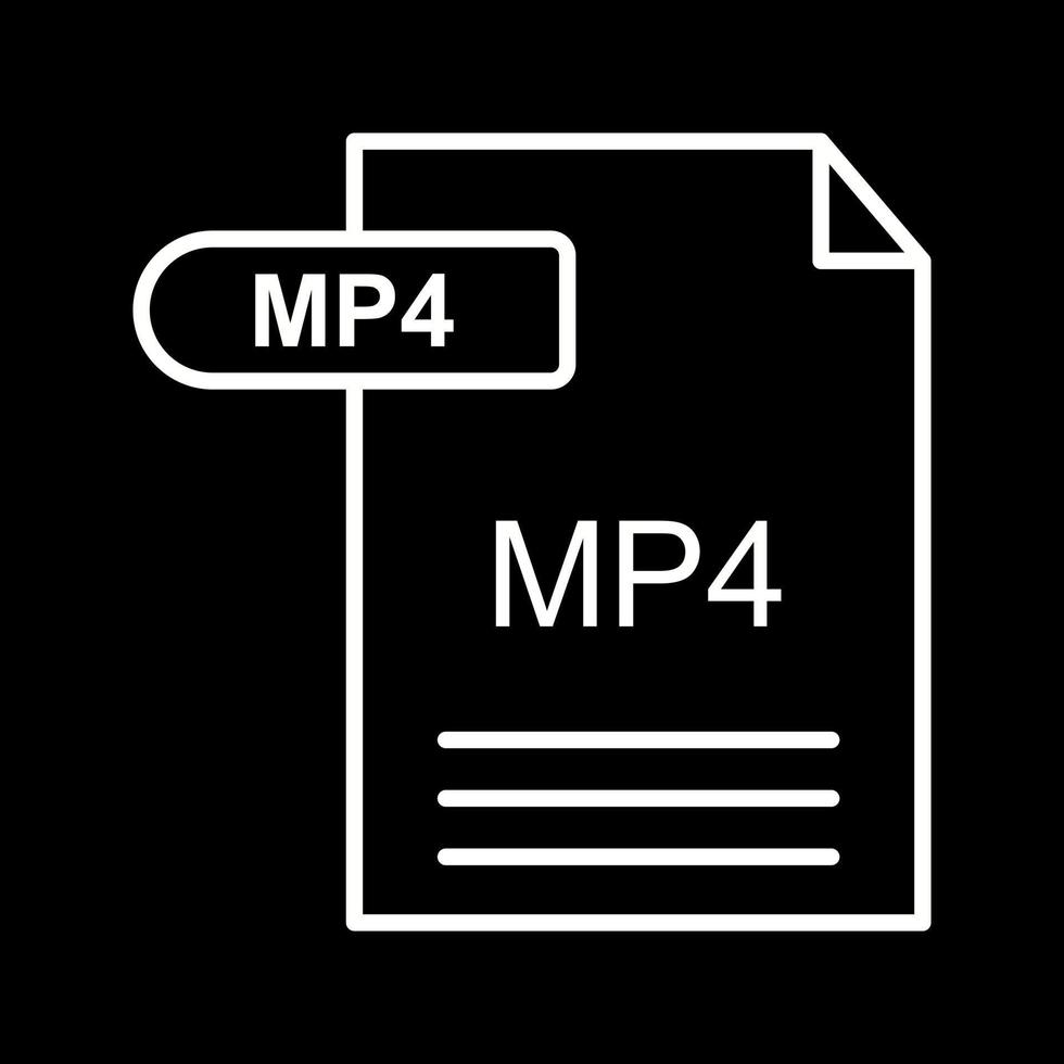 MP4 Vector Icon