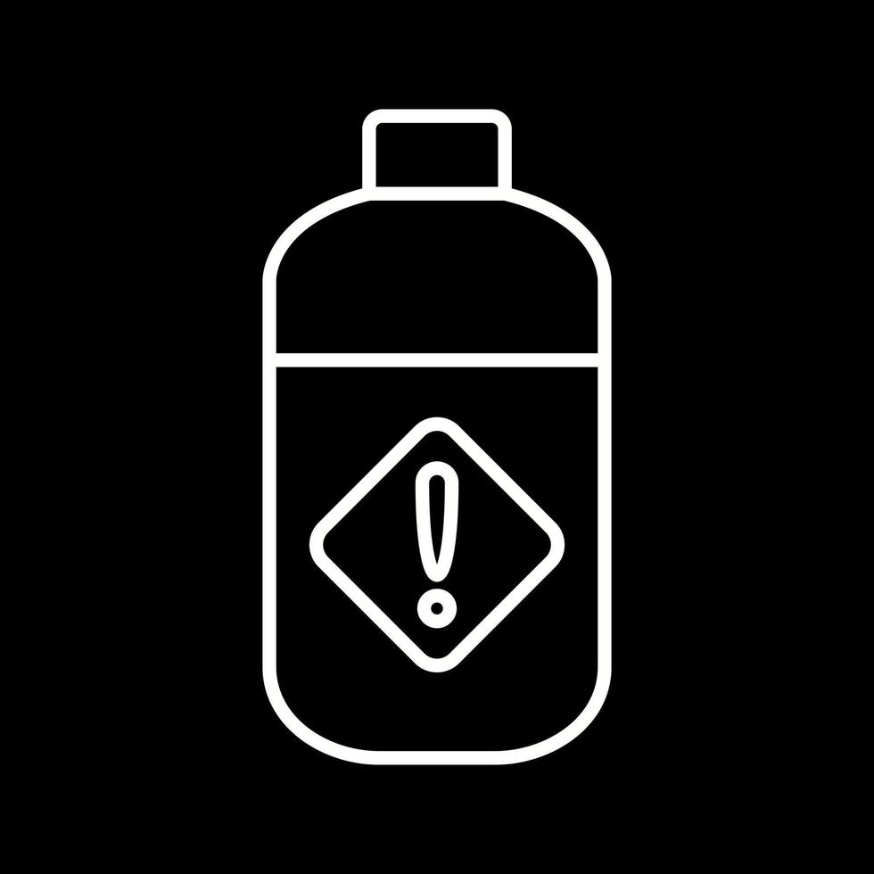 Pesticide Bottle Vector Icon