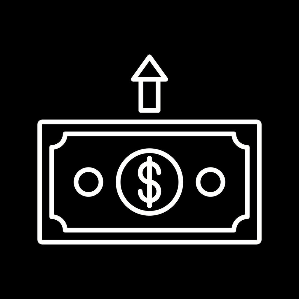 Money Up Vector Icon