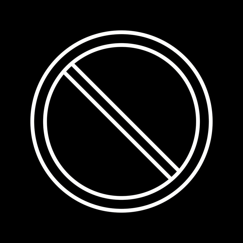 Prohibited Vector Icon