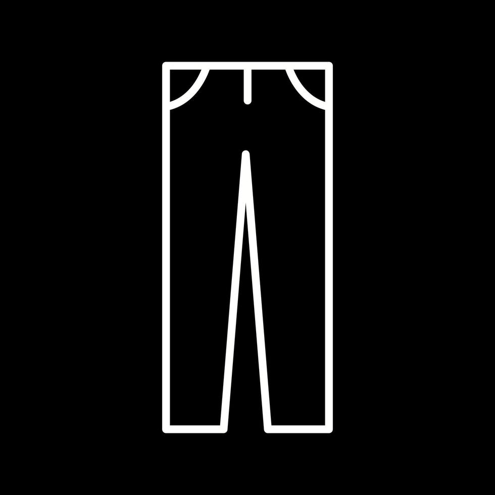 icono de vector de pantalones