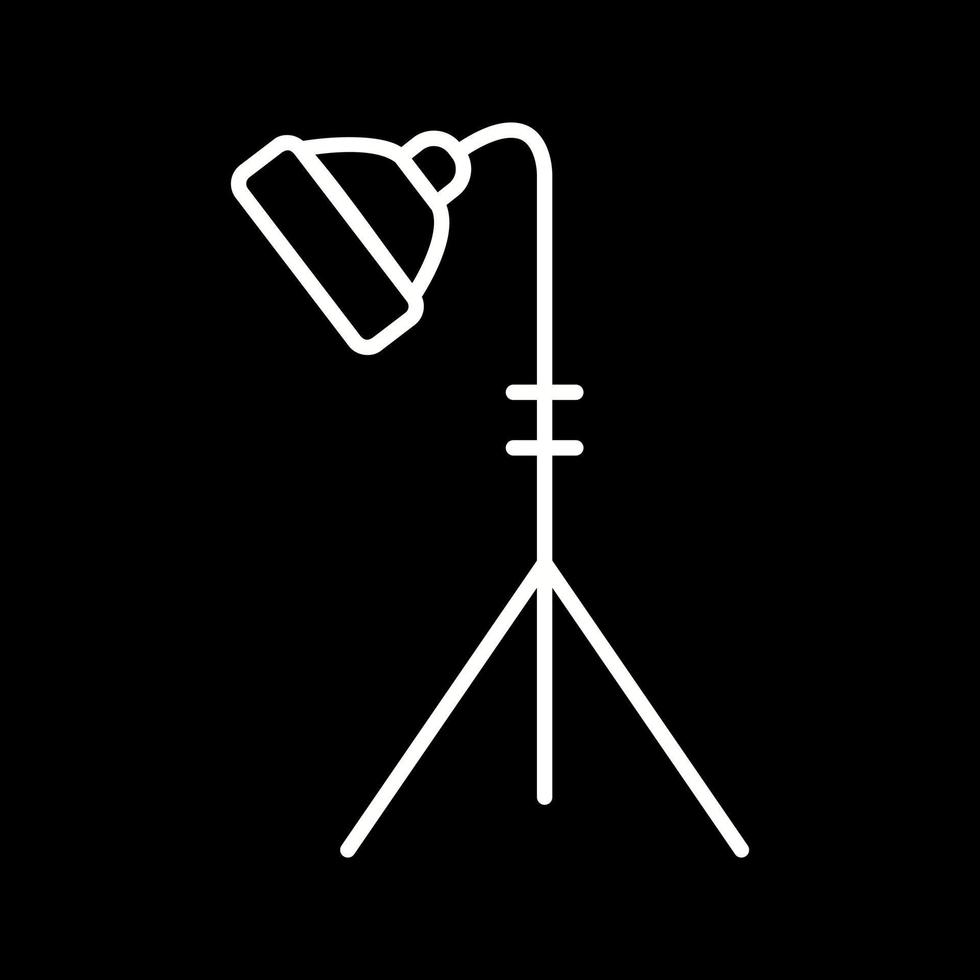 Unique Light Stand Vector Icon