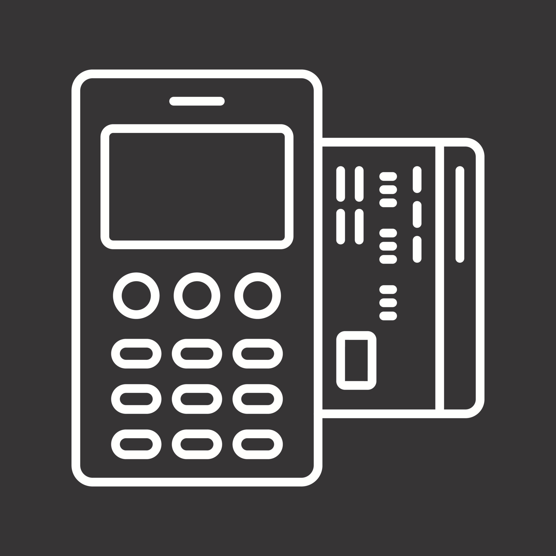 Card Machine Vector Icon 14782344 Vector Art at Vecteezy