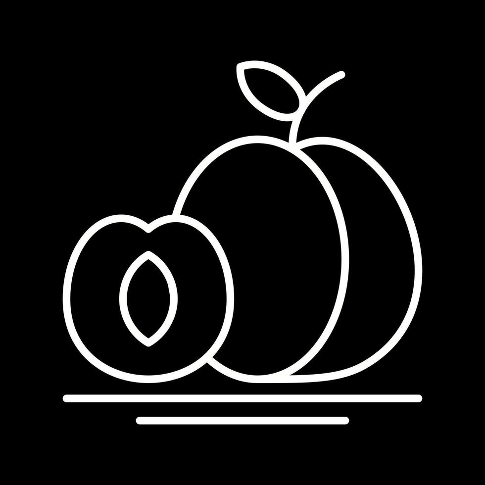 Apricot Vector Icon