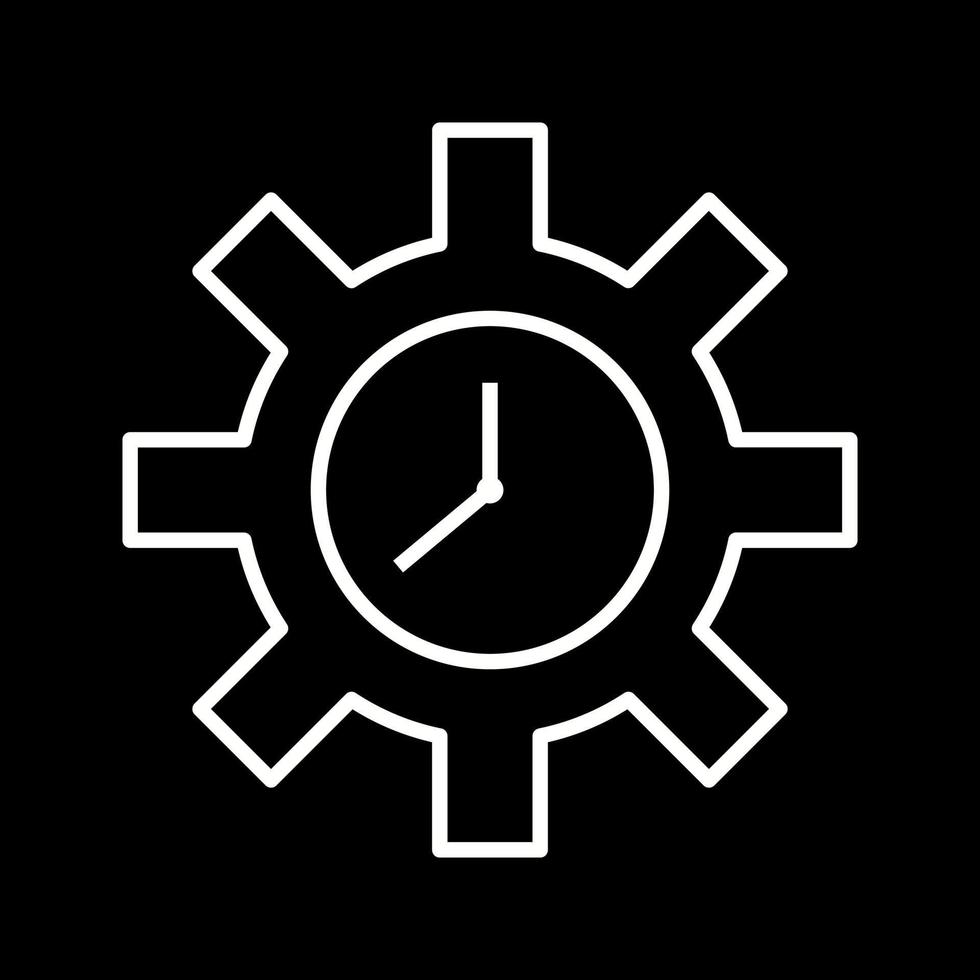 icono de vector de optimización de tiempo único